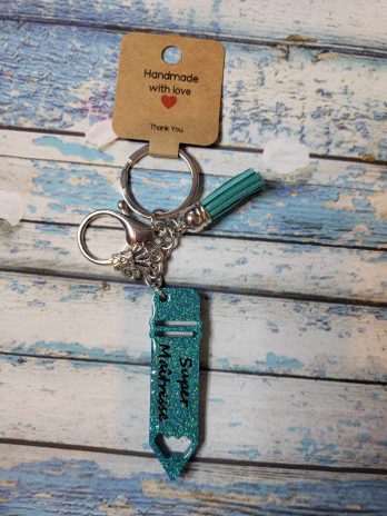 Porte clé personnalisé super maitresse