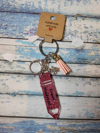 Porte clé personnalisé super maitresse