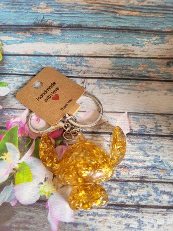 Porte clé en résine époxy.