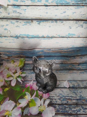 Louveteau gris à paillettes.