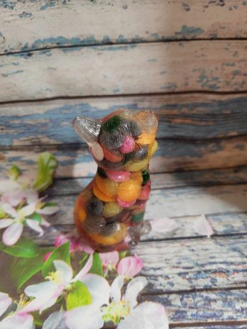 Louveteau gouttes multicolores.