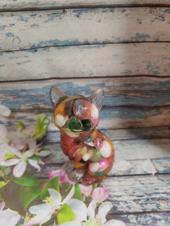 Louveteau gouttes multicolores.