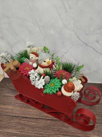 Composition balade en traîneau