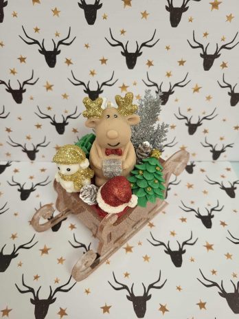 Composition balade en traîneau