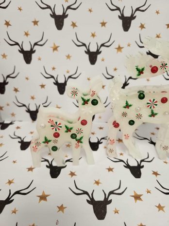 Décoration duo cerf et son petit